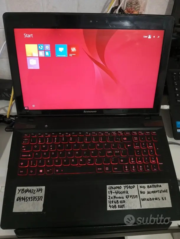 lenovo y510p gaming i7 laptop