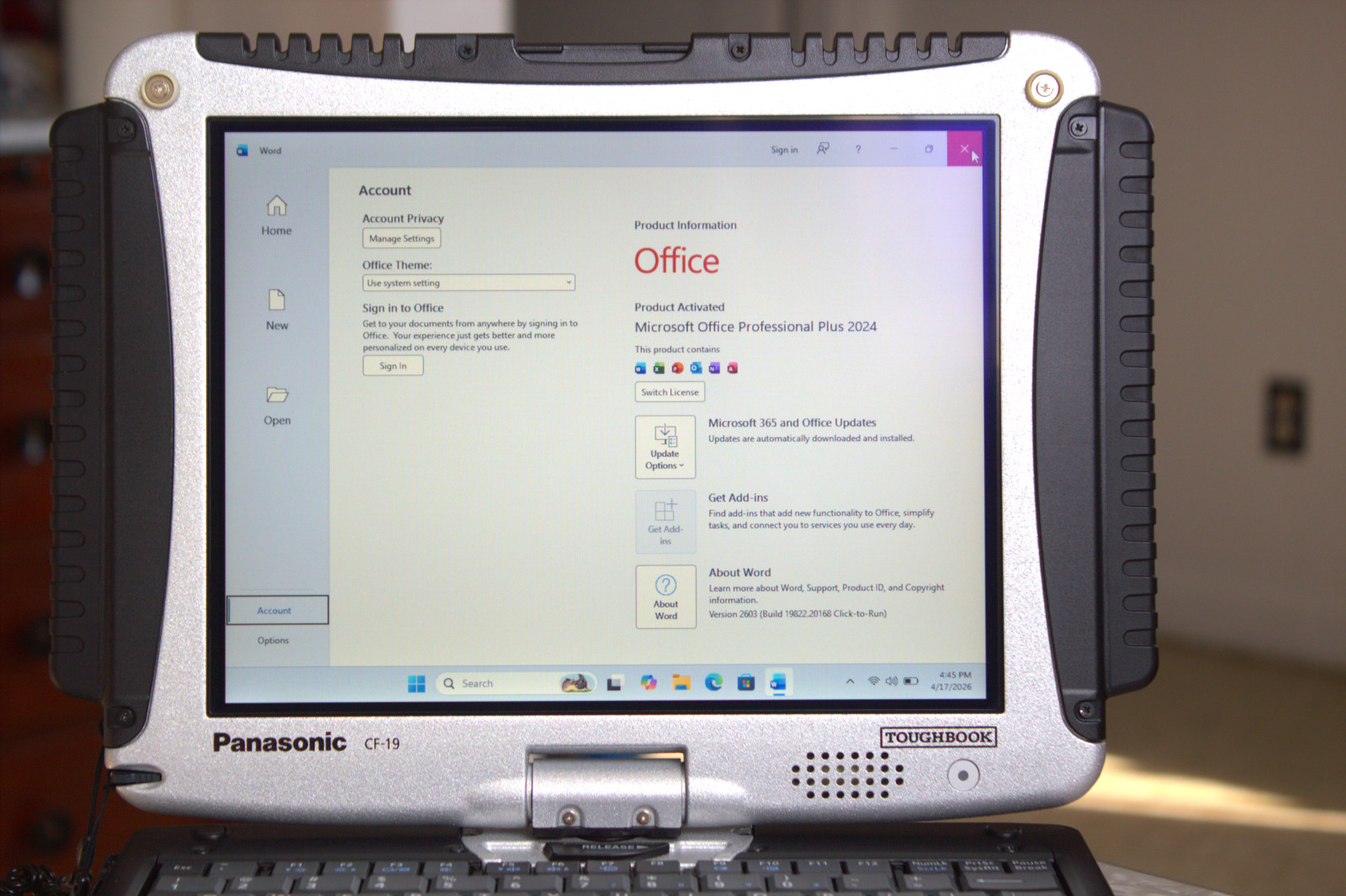 Panasonic Toughbook CF-19 MK7 i5-3340M New 1TB SSD 16GB RAM Touch 4G 0 Hours