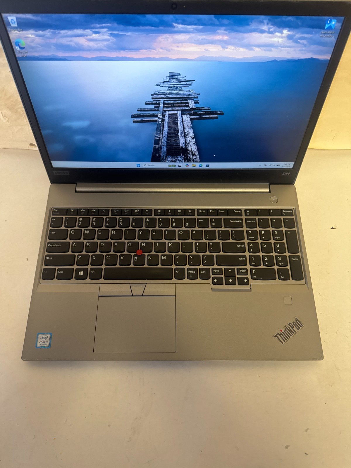 Lenovo Thinkpad E590 i7-8565U 1.8Ghz 16GB RAM 256GB NVMe Win11P
