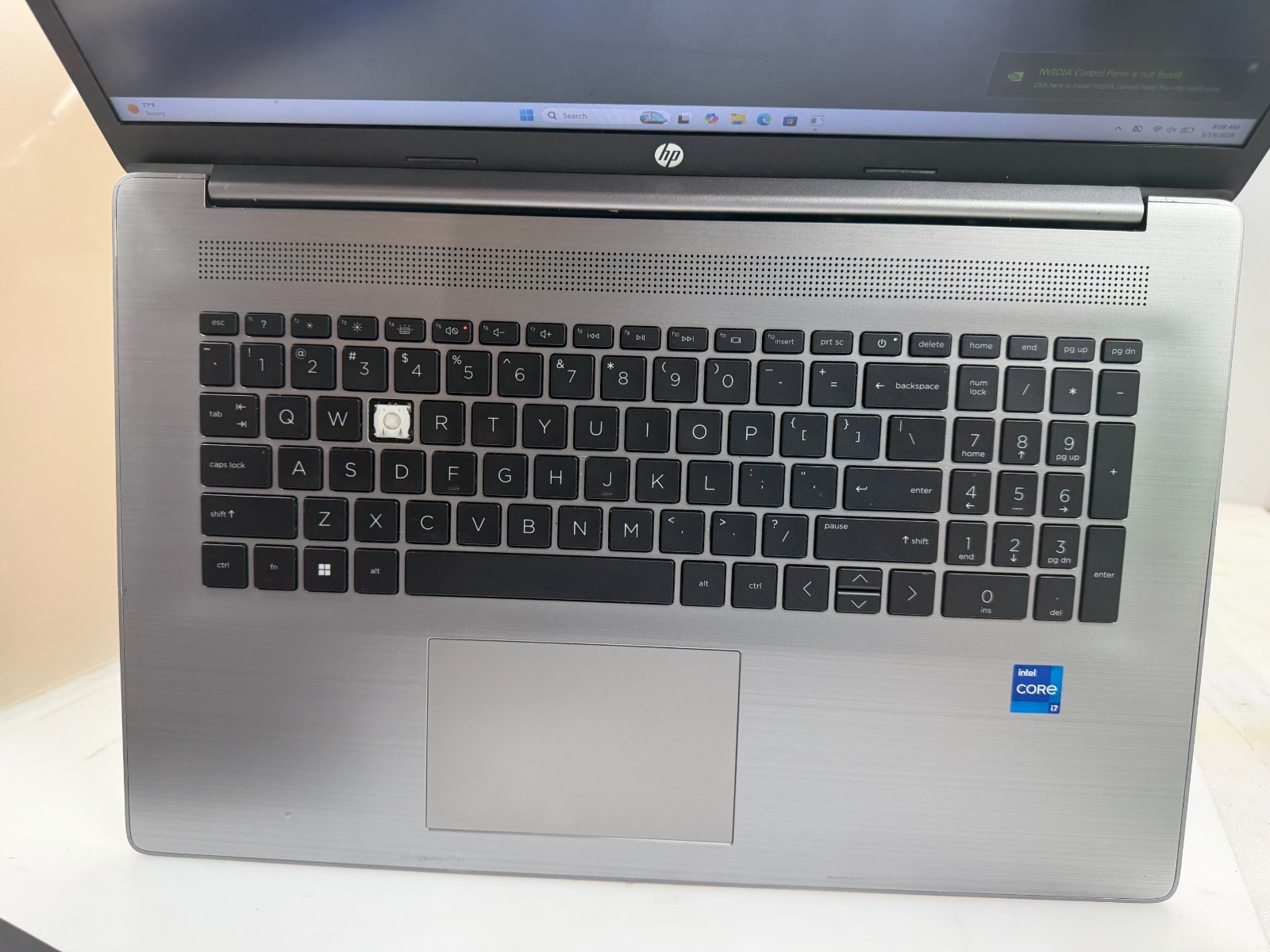 HP 470 G9 17.3 inch i7-1255U@1.70GHz 8GB RAM 256GB NVMe W11P NVIDIA MX550 *READ
