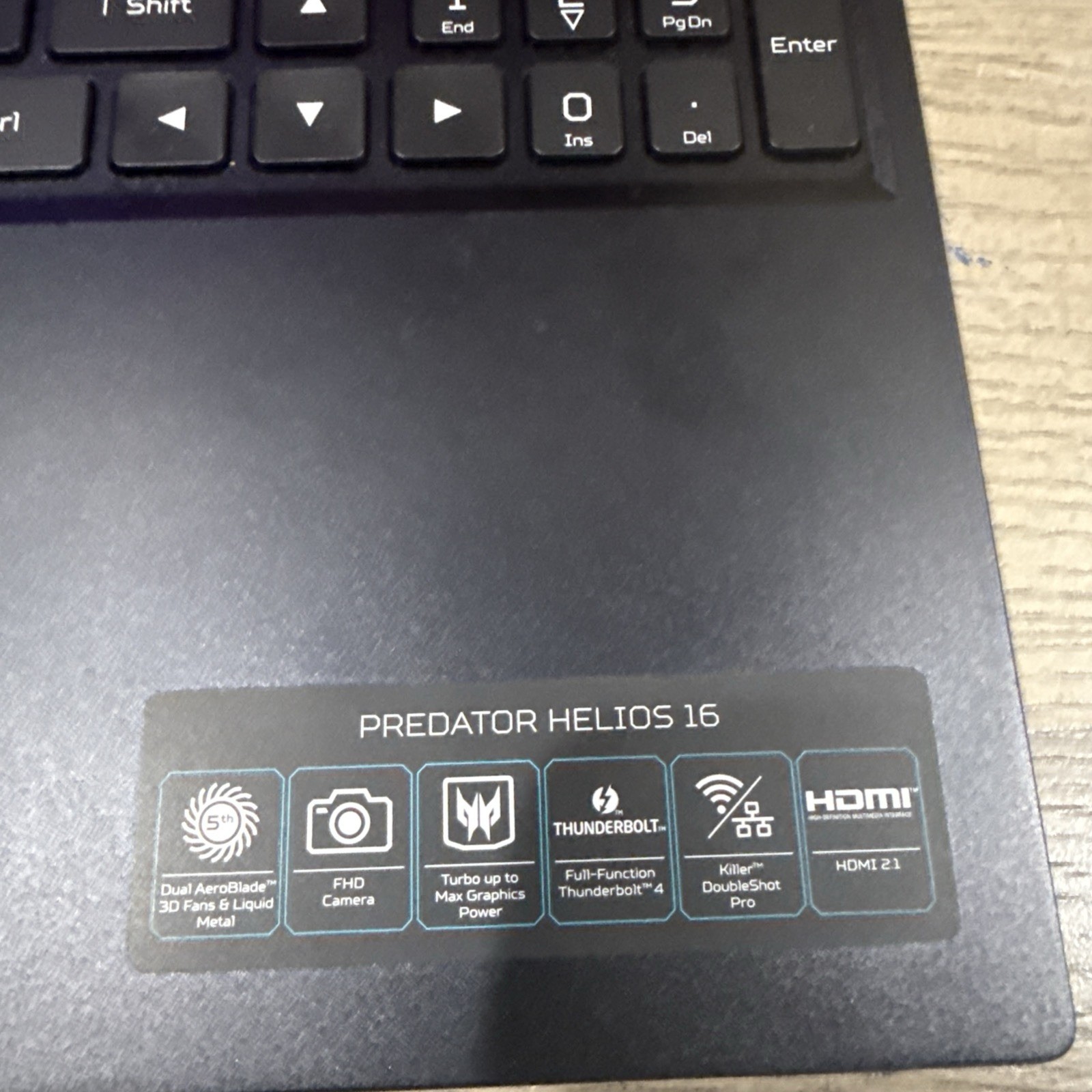 Acer Predator Helios 16” WQXGA 240Hz Gaming Monitor I9-13900HX RTX 4080