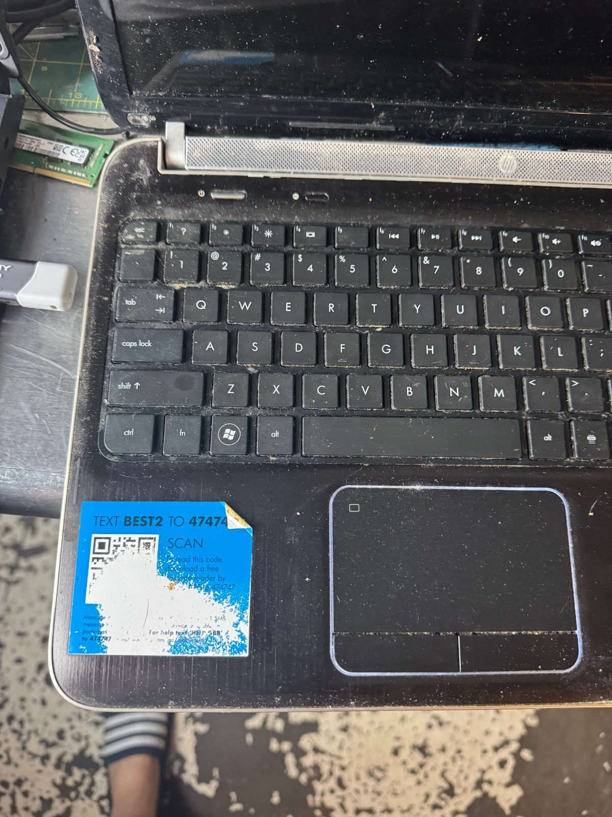 HP Pavilion dv6 AMD Vision A8 Laptop for Parts/Repair #4863
