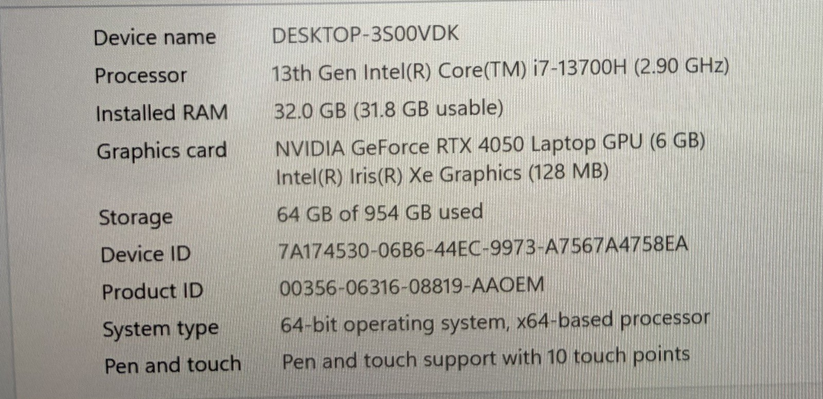 Microsoft Surface Laptop Studio 2 14.4 2K TOUCH i7-13700H 32GB 1TB SSD RTX 4050