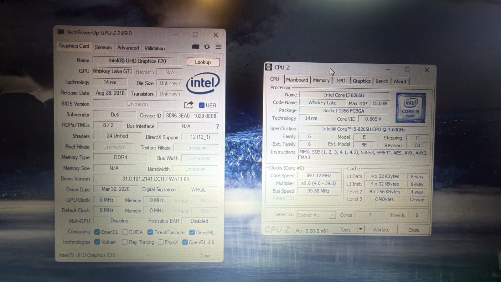 Dell 14” Laptop | i5 8th Gen, 8GB Ram, 128GB NVMe W/Charger | Fast Ship