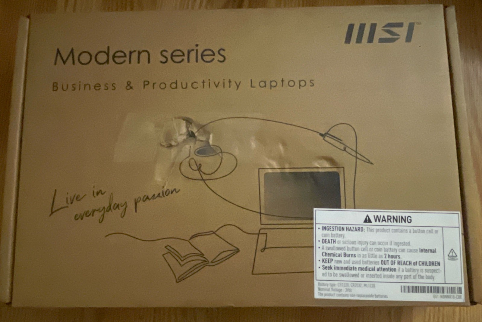 MSI Modern 14 C12MO-1254US Black 14″ i3-1215U 512GB 8GB Win 11 Laptop Computer
