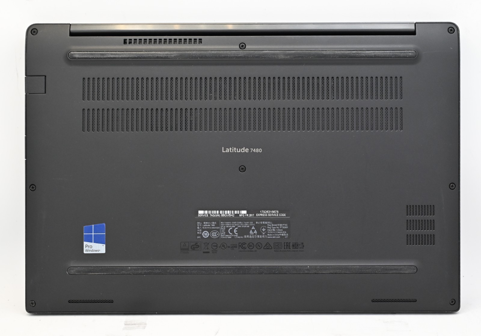 Dell Latitude 7480 i7-6600 2.6GHz 16GB RAM 256GB SSD Windows 11 Pro – NO BATTERY