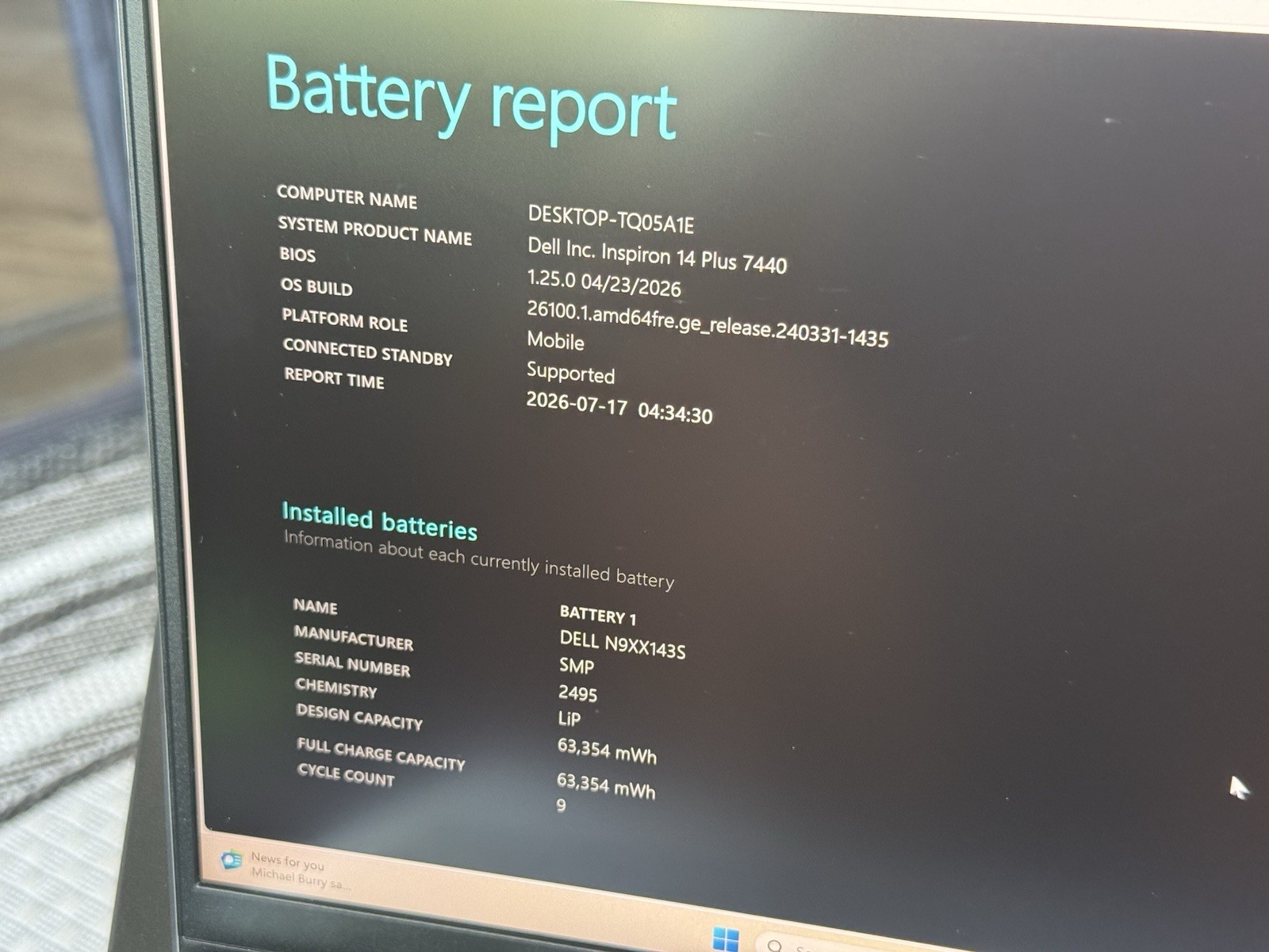 Dell Inspiron 14 Plus 7440 Laptop Intel Ultra 9 185H 32GB DDR5 RAM 512GB SSD