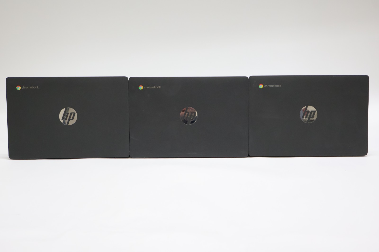 Lot of 3 HP 11A-NA0081CL 2H7Q9UA MediaTek MT8183 4GB RAM 32 GB Chromebook Laptop