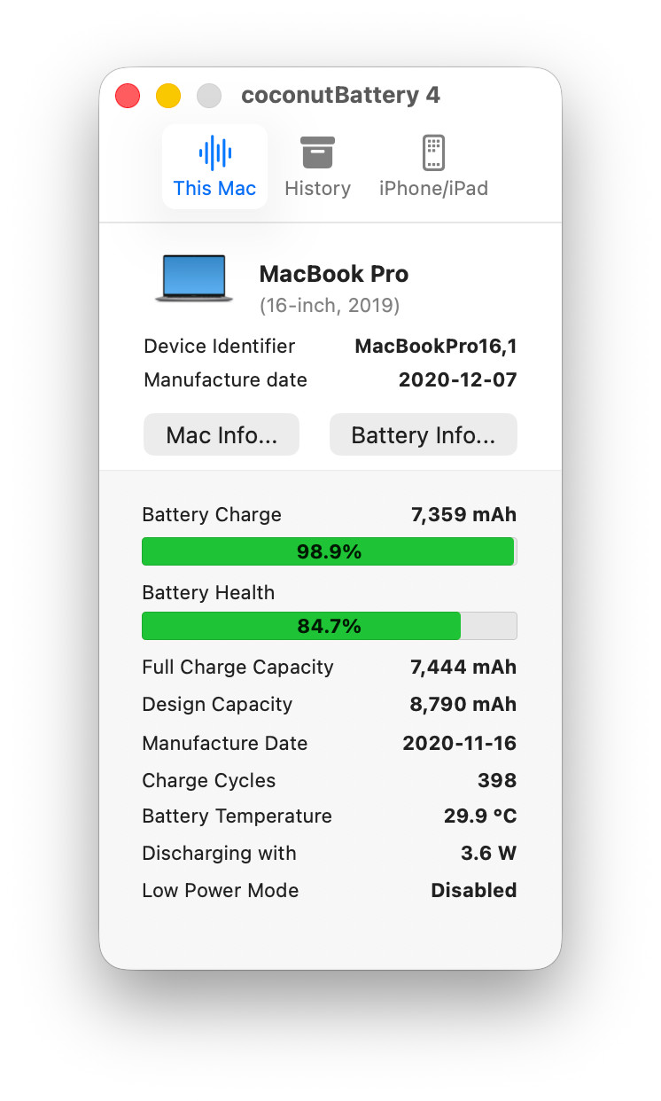 Apple MacBook Pro A2141 16″ Radeon 5500M 2.4GHz Intel Core i9-9980HK 64GB 1TB
