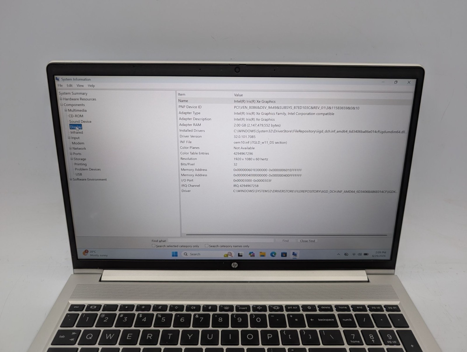 HP ProBook 650 G8 15.6″ Laptop i7-1165G7 16GB RAM 512GB SSD Win11 Pro Parts