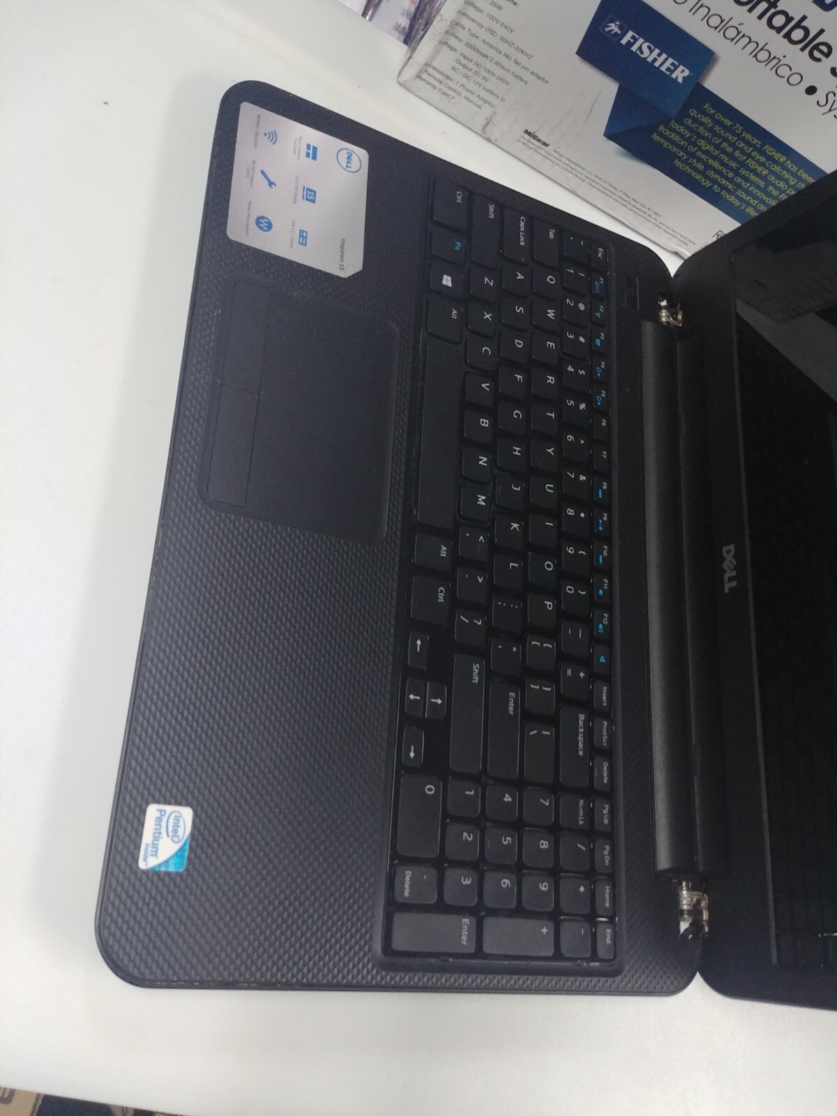Dell Inspiron 15-3521 Intel Pentium NO BACK COVER WITH BATTERY FOR PARTS