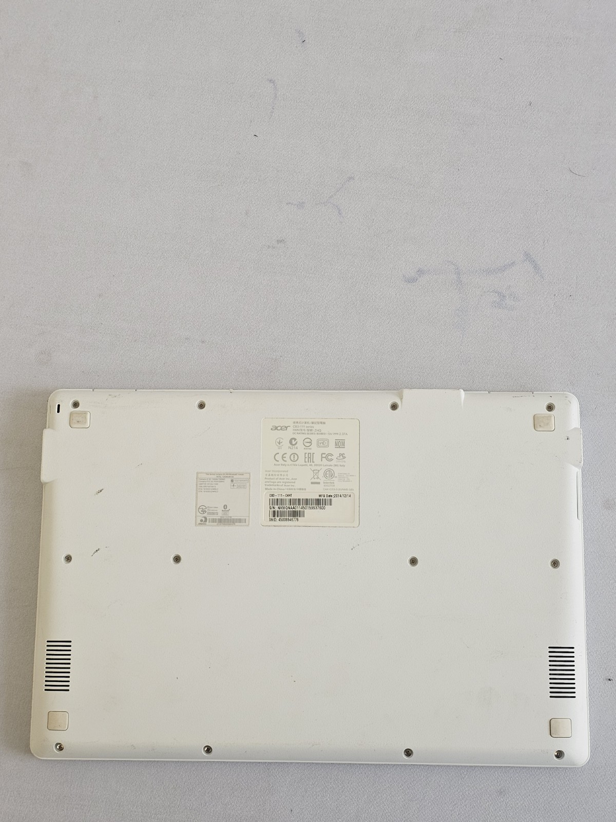 Acer Chromebook 11 CB3-111 Laptop – Intel Celeron N2840 – 2GB RAM 16GB SSD READ