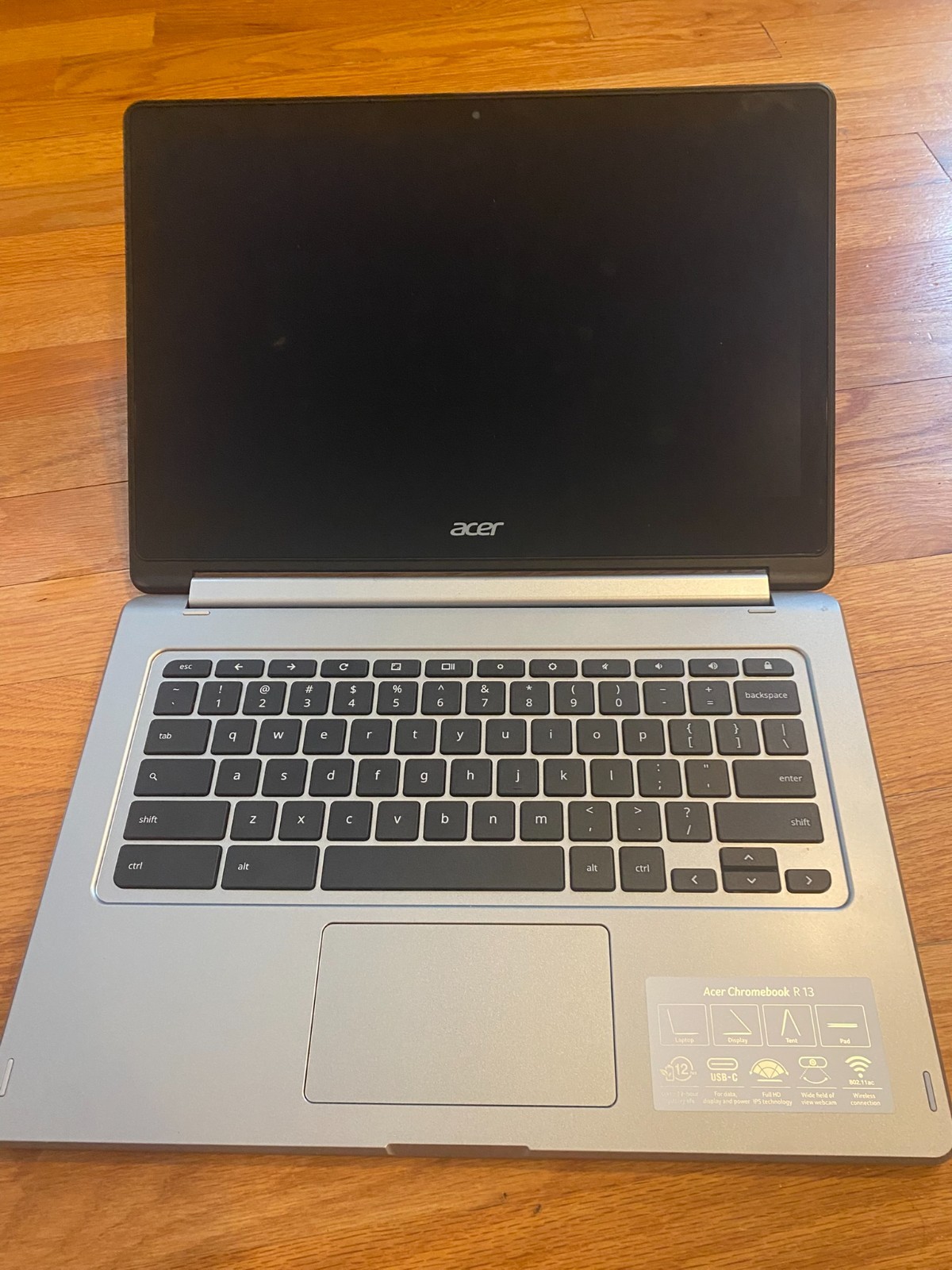 acer laptop chromebook N16Q10 cb5-312T 1