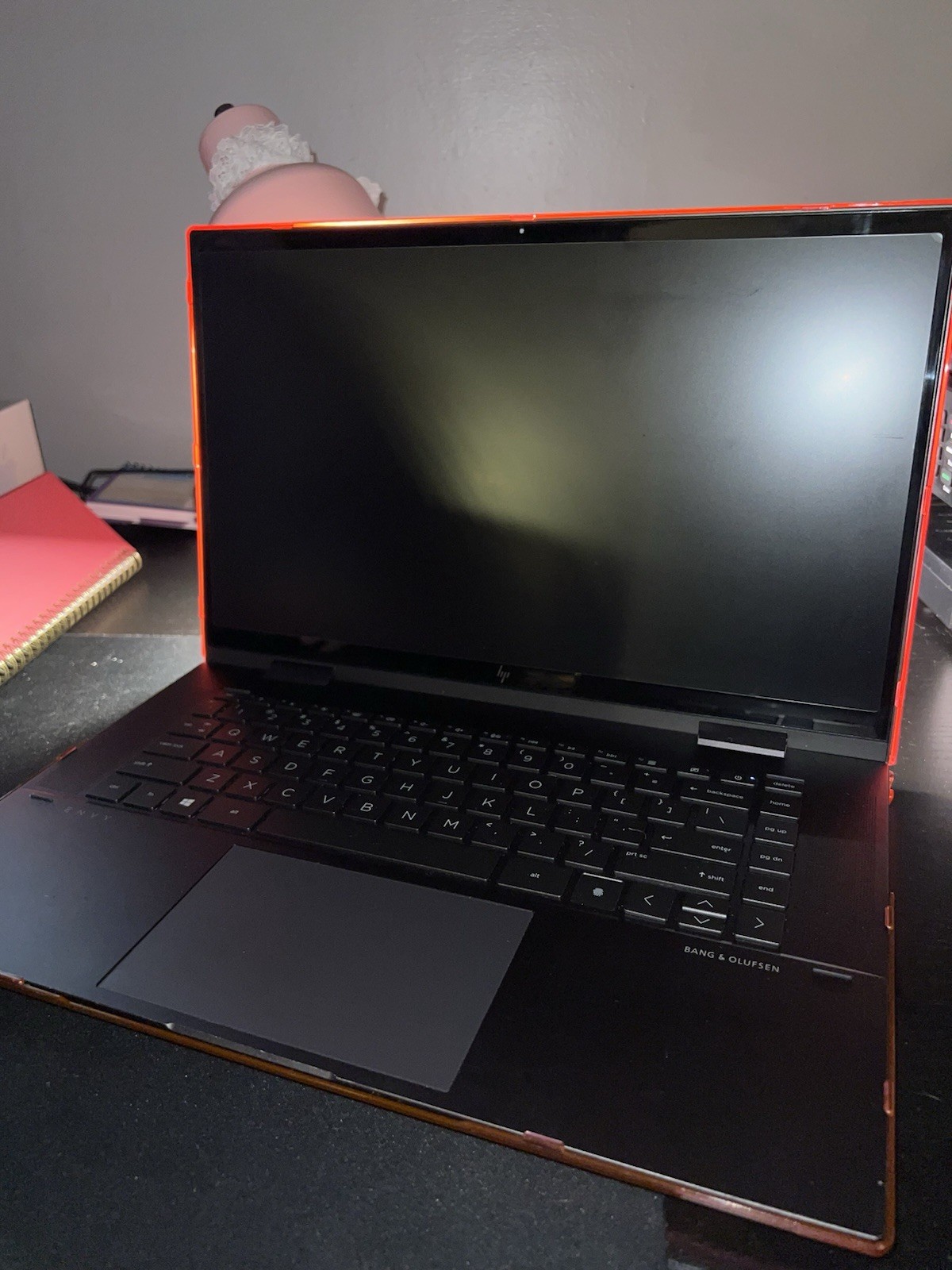 HP ENVY x360 15.6” 2-in-1 Touchscreen (Ryzen, Touch ID) w/ Chic Pink Accessories