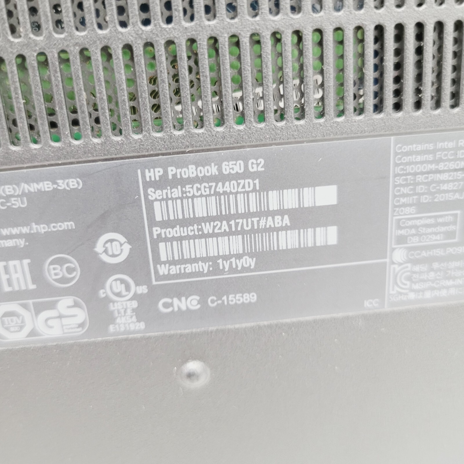 HP Probook 650 G2 Core i5-6200U 2.3GHz 16GB RAM No HDD 15.6″ ***Boot to Bios