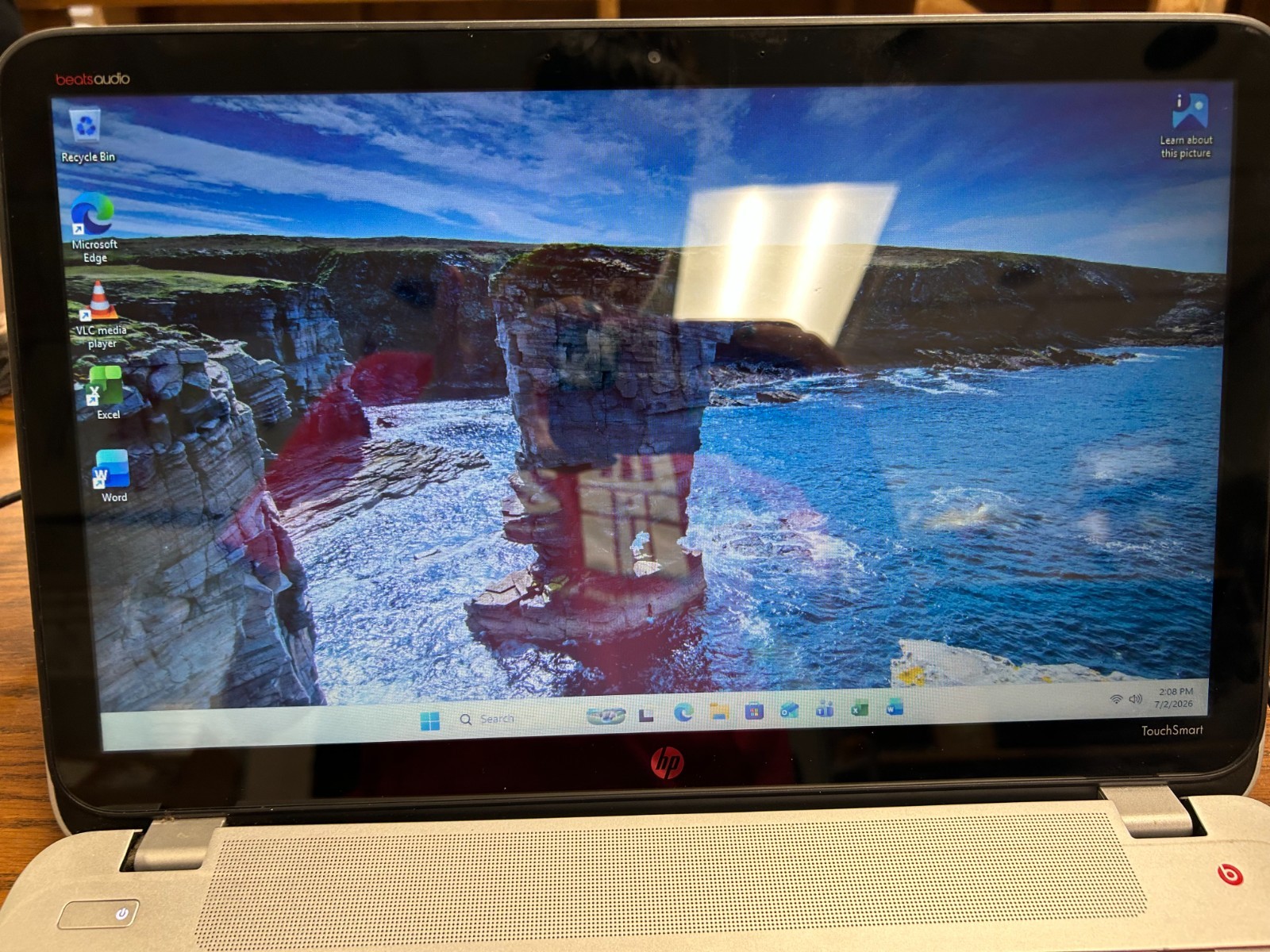 HP Envy 15 Touch i7-4700MQ 8GB 128GB SSD Win11 Pro Office 2021 Beats Audio