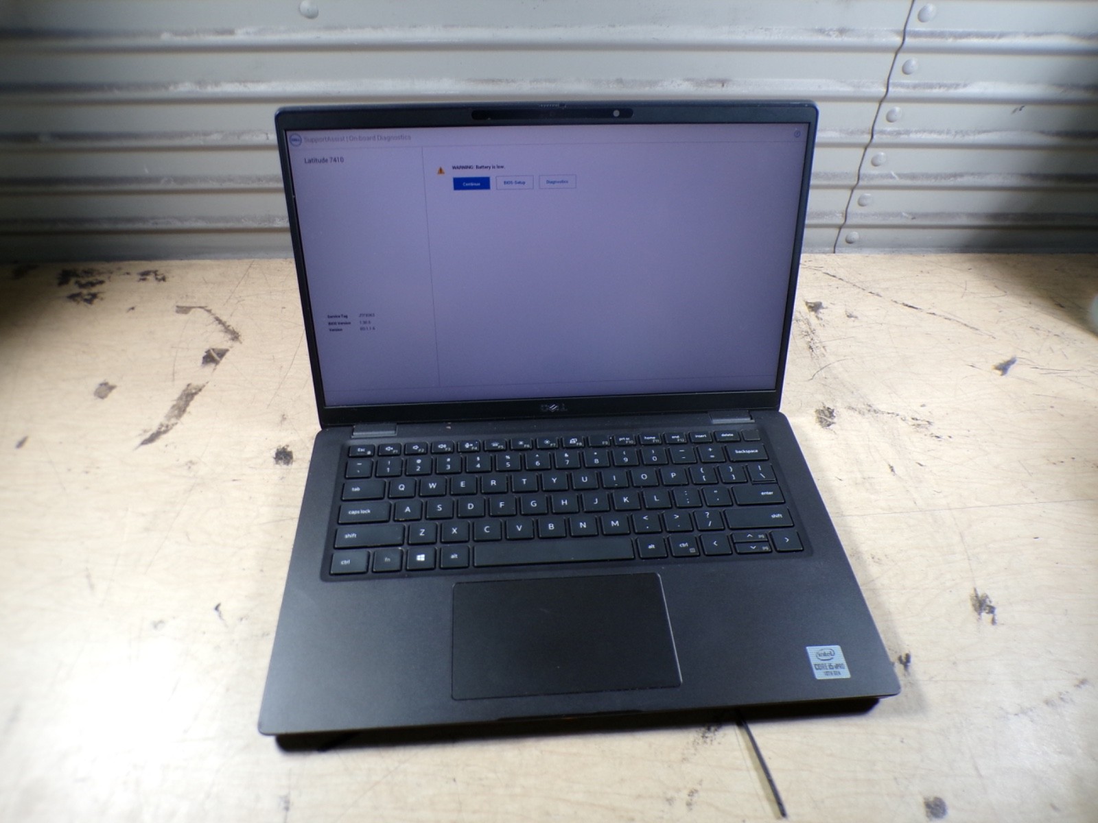 DELL LATITUDE 7410 INTEL CORE i5-10310U 1.70GHZ 16GB RAM **NO HD/ NO CADDIE
