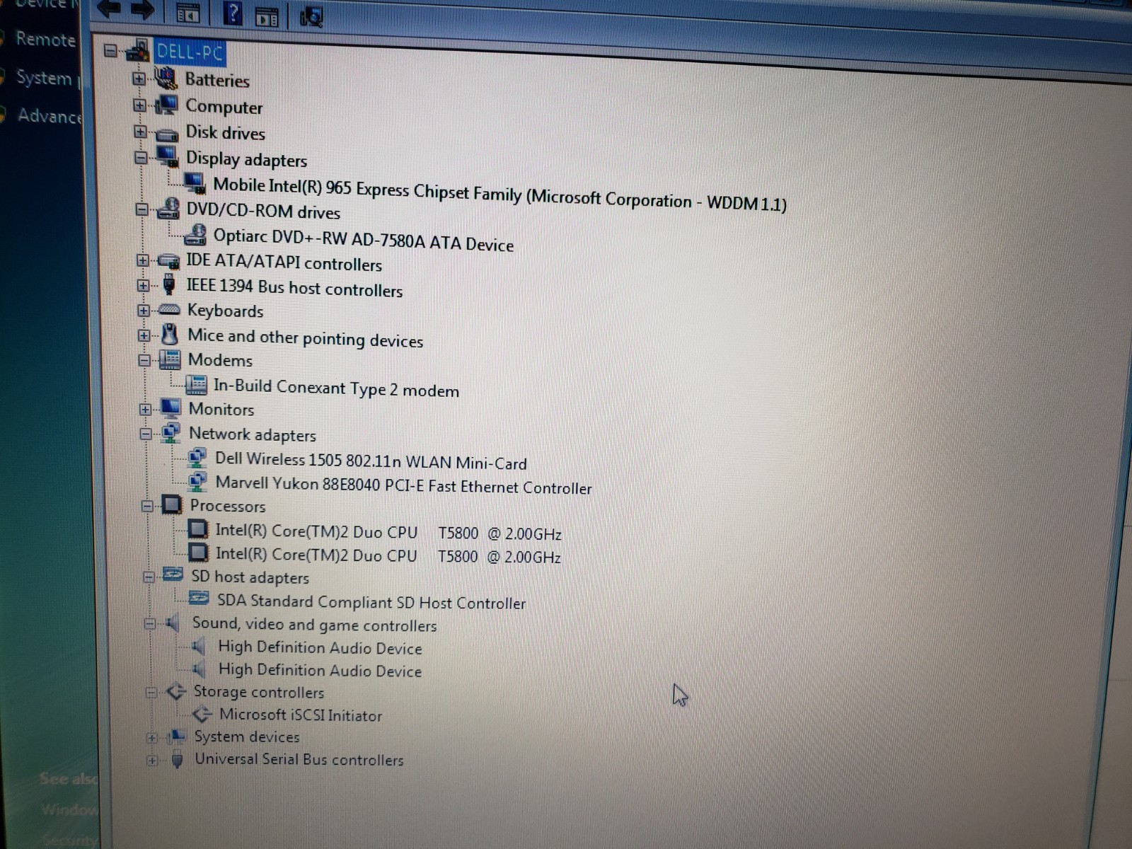 Dell Inspiron 1525 Yellow 15.4″ Gaming Laptop Core2 DUO 2.00GHz 2GB 250GB Vista