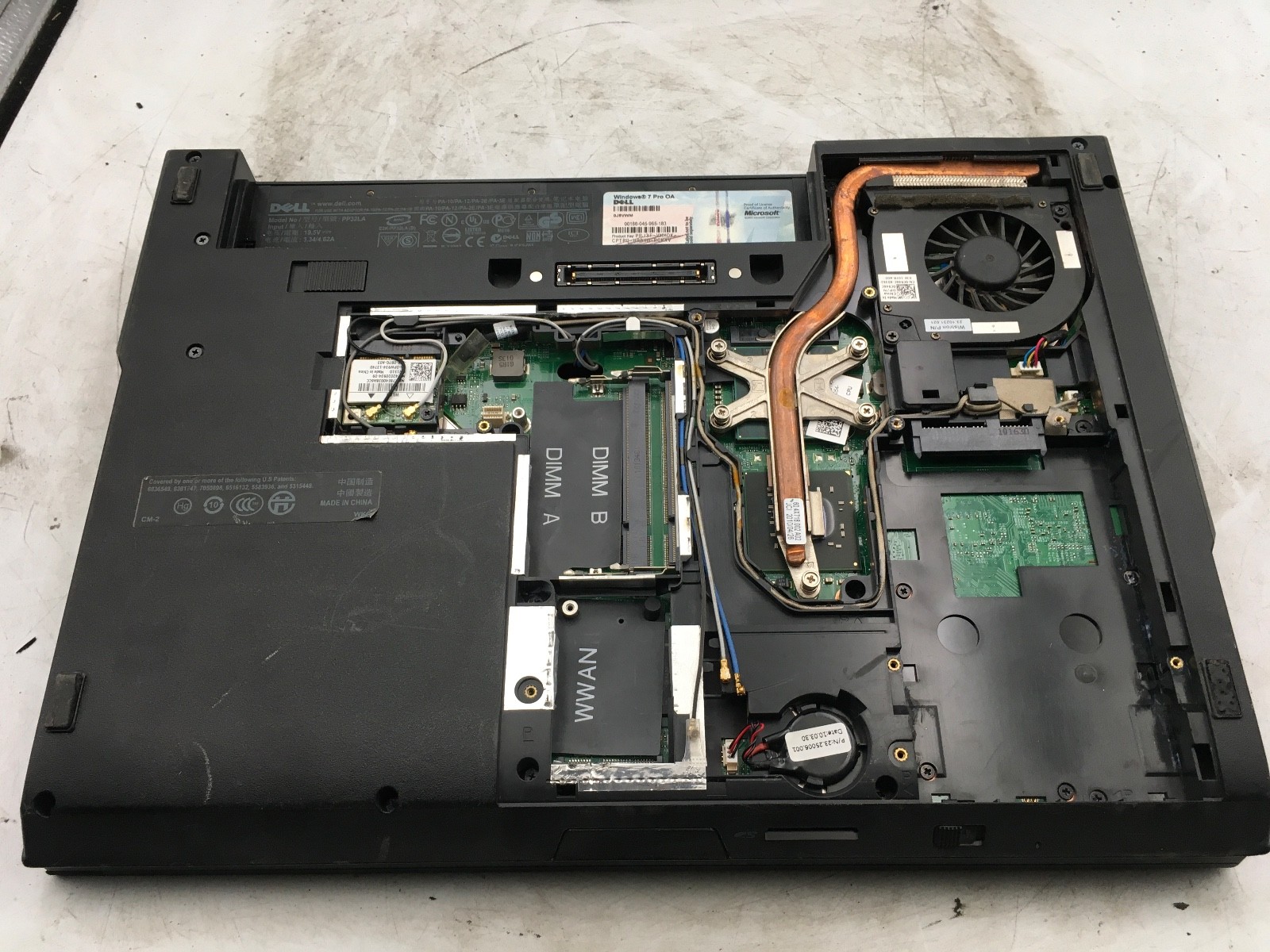 DELL LATITUDE E5400 – FOR PARTS – MISSING COMPONENTS – INTEL CORE 2 DUO -READ-BB