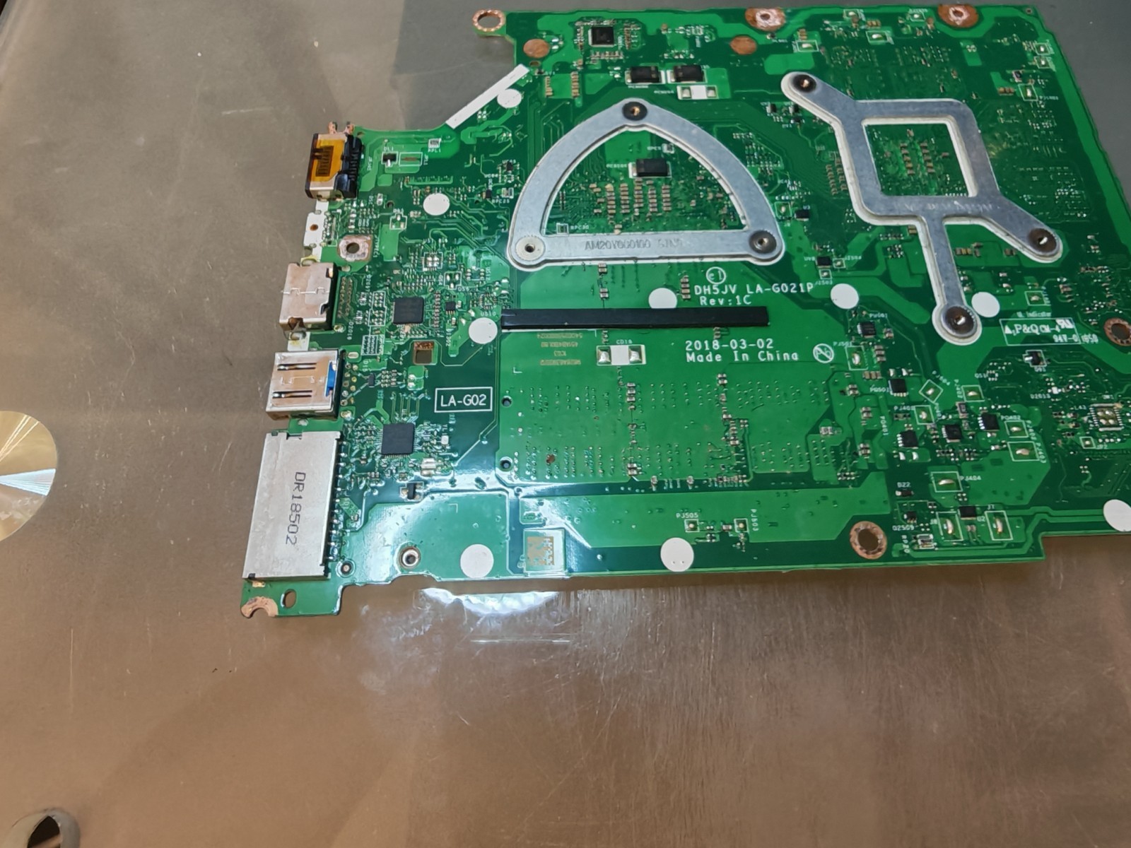 ACER AN515-42 A315-41 MOTHERBOARD LA-G021P RYZEN 5 2500U RADEON 530 VEGA 8 #