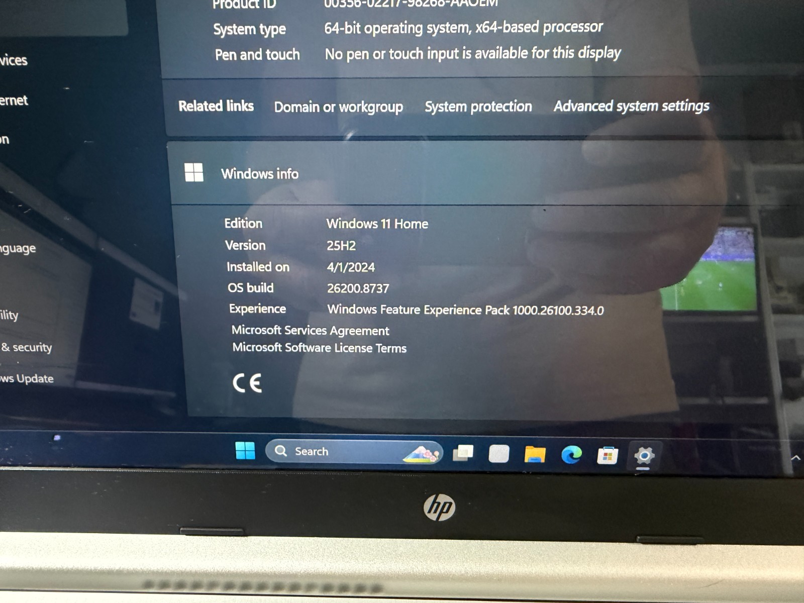 HP Laptop 14-dq1043cl FHD Intel Core i3-1005G1 1.2GHz 8GB RAM 256GB SSD Win11H