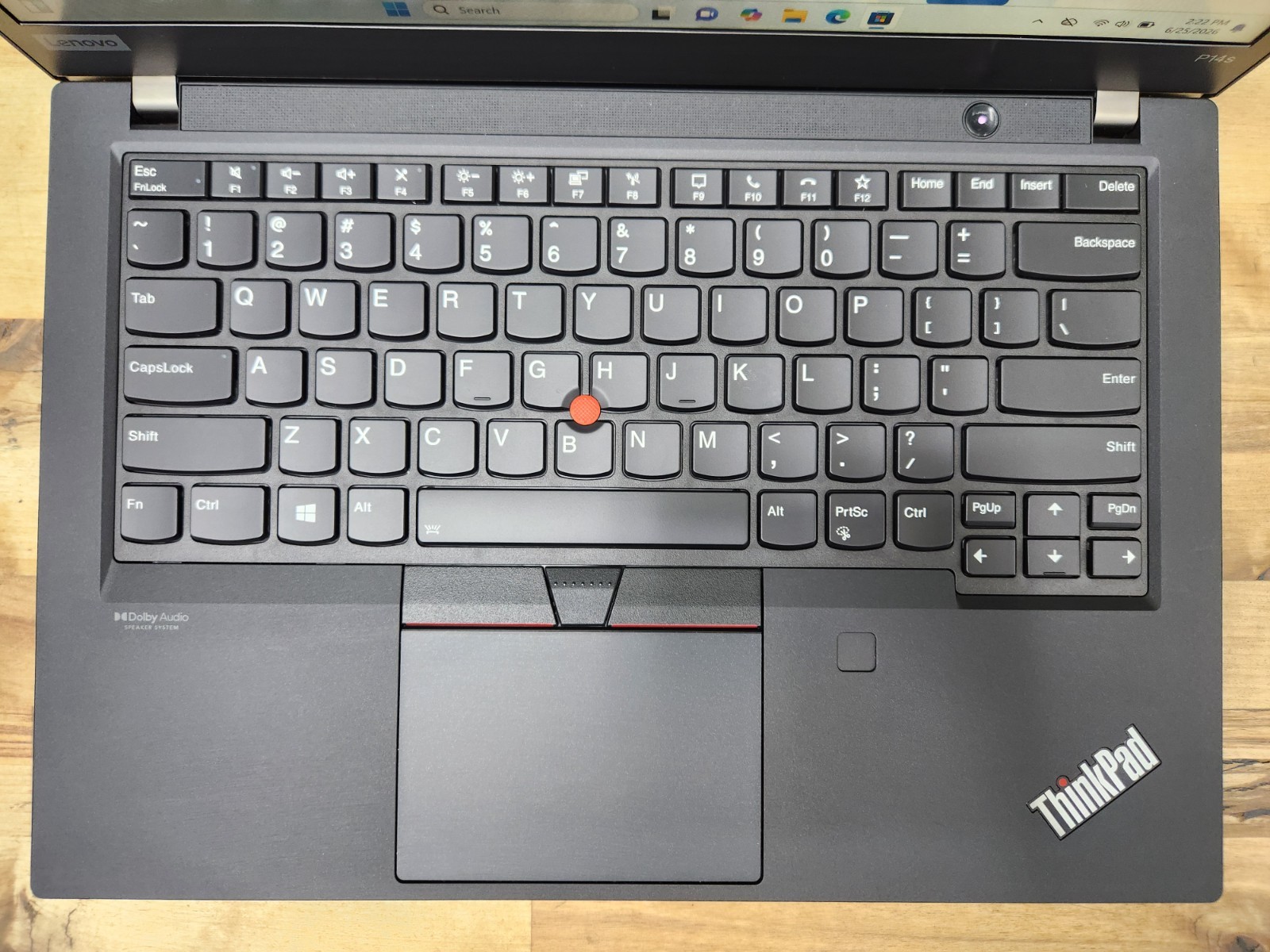 Lenovo ThinkPad P14s Gen 2 14 FHD i7-1165G7 32GB 512GB Nvi. T500 EXCELLENT BATT~