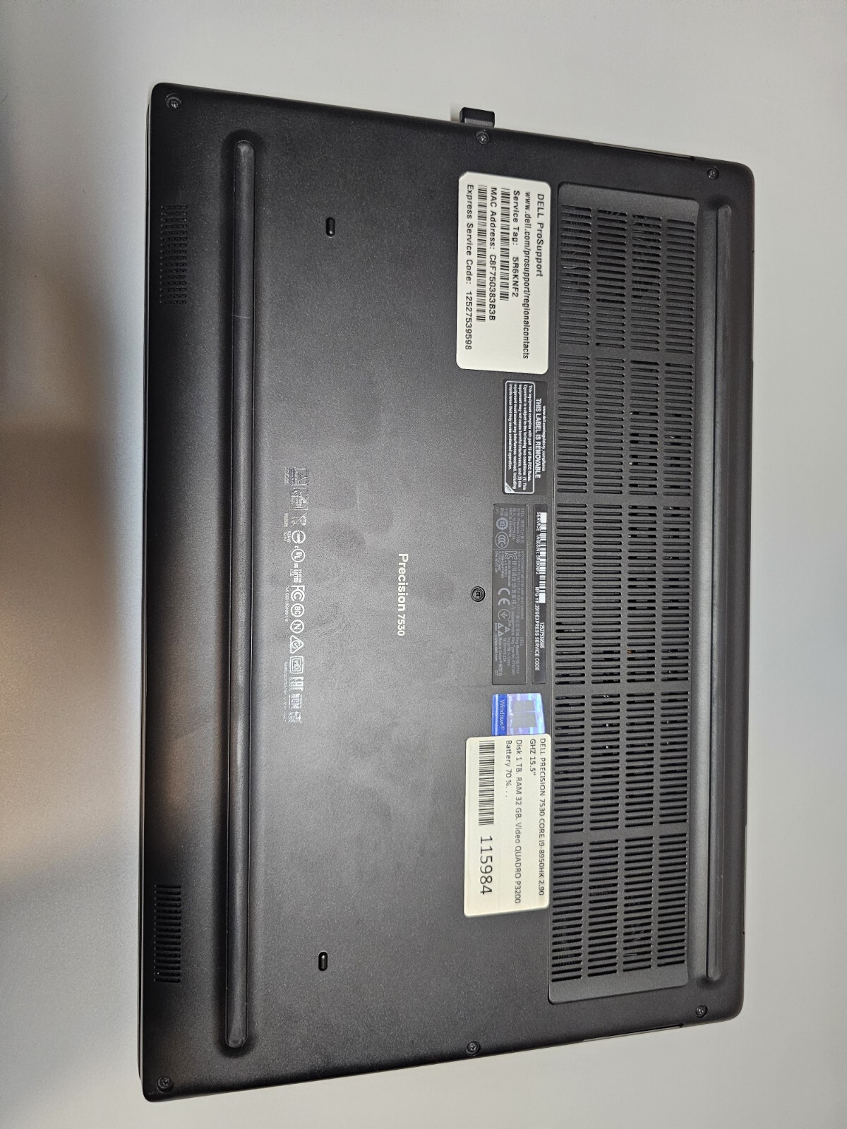 Dell Precision 7530 i9