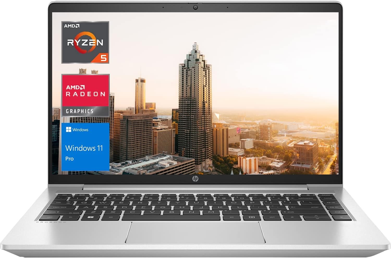 HP ProBook 445 G9 14″ AMD Ryzen 5 5625U 2.3Ghz 16GB RAM 512GB SSD Silver