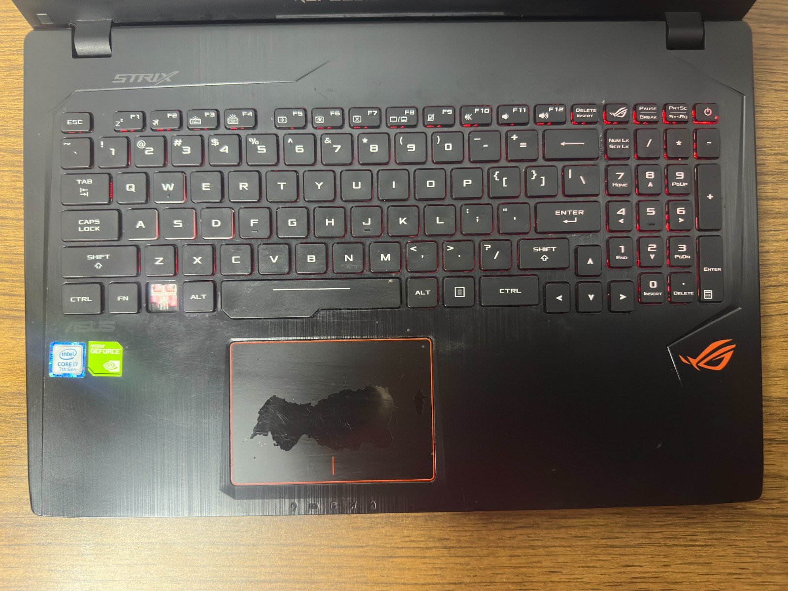 Asus ROG Strix GL553V | 15.6″| i7-7700HQ | 16GB | 256GB SSD | GTX 1050 *READ*