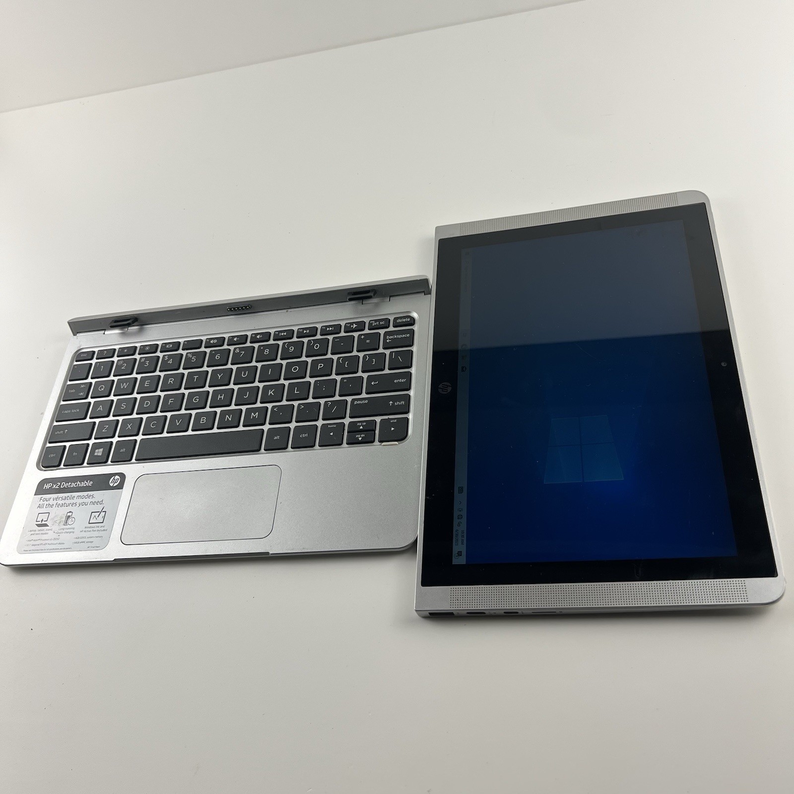 Hp X2 Detachable Intel Atom x5-Z8350 1.44Ghz Laptop 4GB Ram 64GB HD Win 10 Home