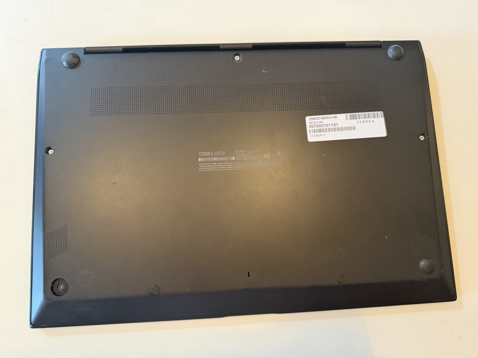 LG Gram 17″ Intel EVO Platform i7-1360P 16GB RAM 2560×1600 Display Laptop AS IS