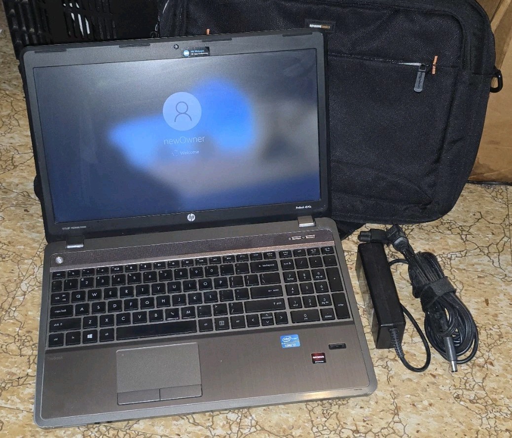 HP ProBook 4540s (750GB, Intel Core i7 2.10GHz, 4GB) Laptop Win10 w/Bag