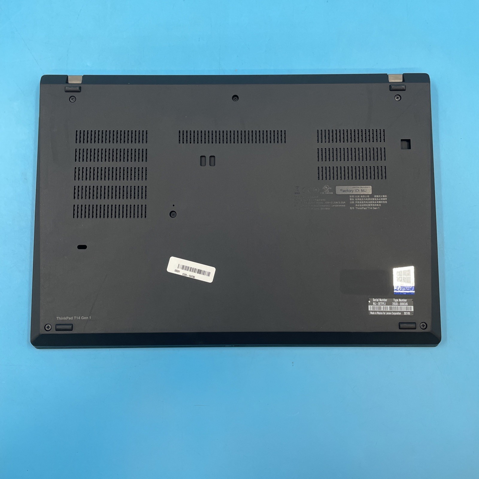 Lenovo ThinkPad T14 | Ryzen 7 PRO 4750U | 16GB RAM | NO DRIVE | NO OS | 69% BATT