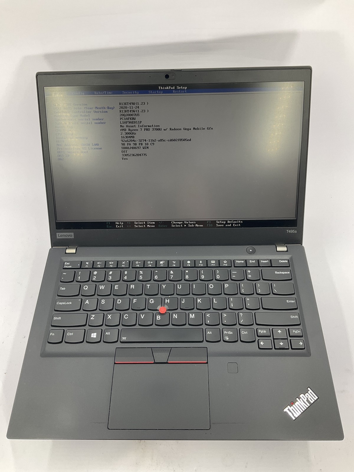 Lenovo ThinkPad T495s 14″ AMD Ryzen 7 Pro 3700U 512GB 16GB B Win 11 Pro