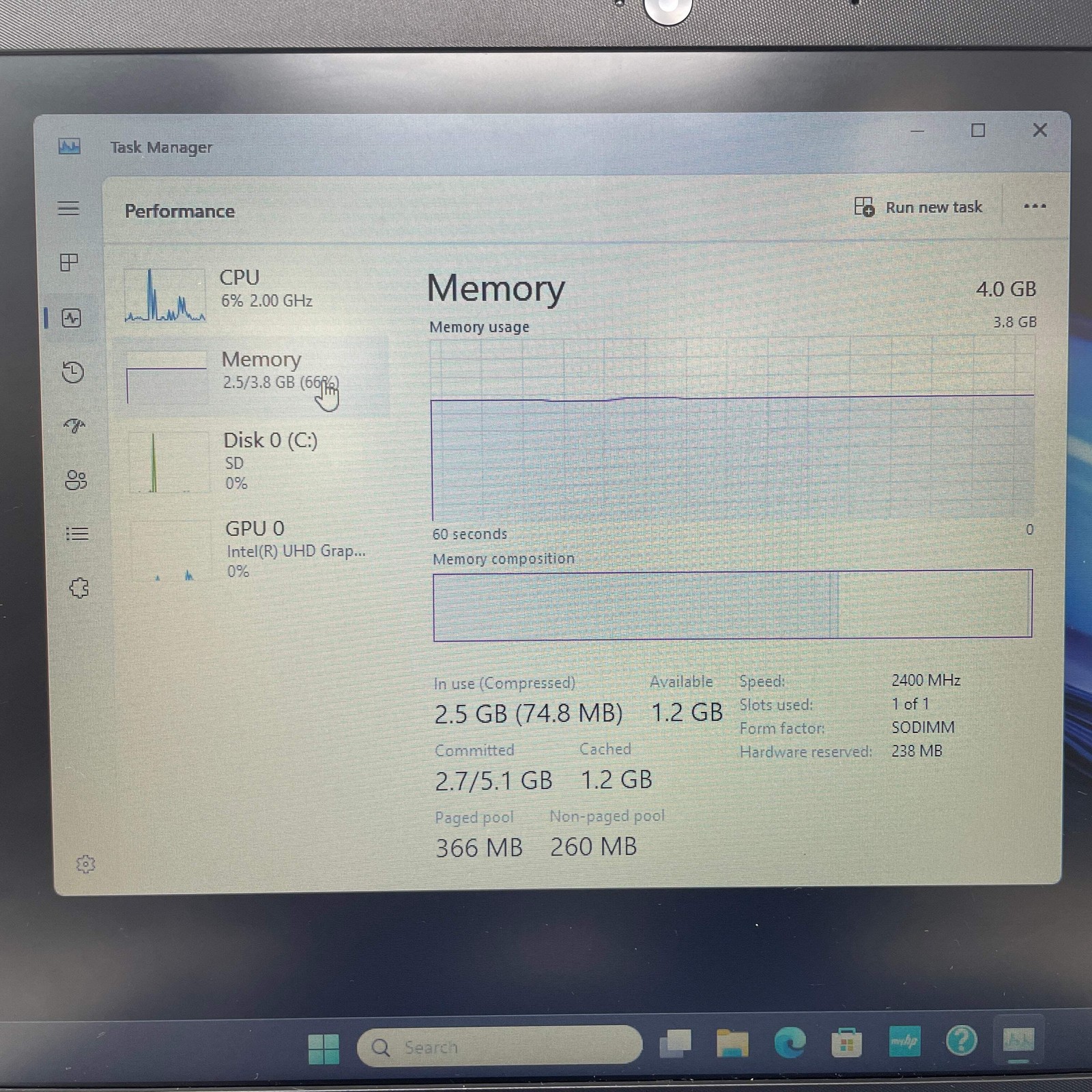HP Laptop 14-cf2111wm Celeron N4120 1.1GHz 8GB RAM 64GB SD