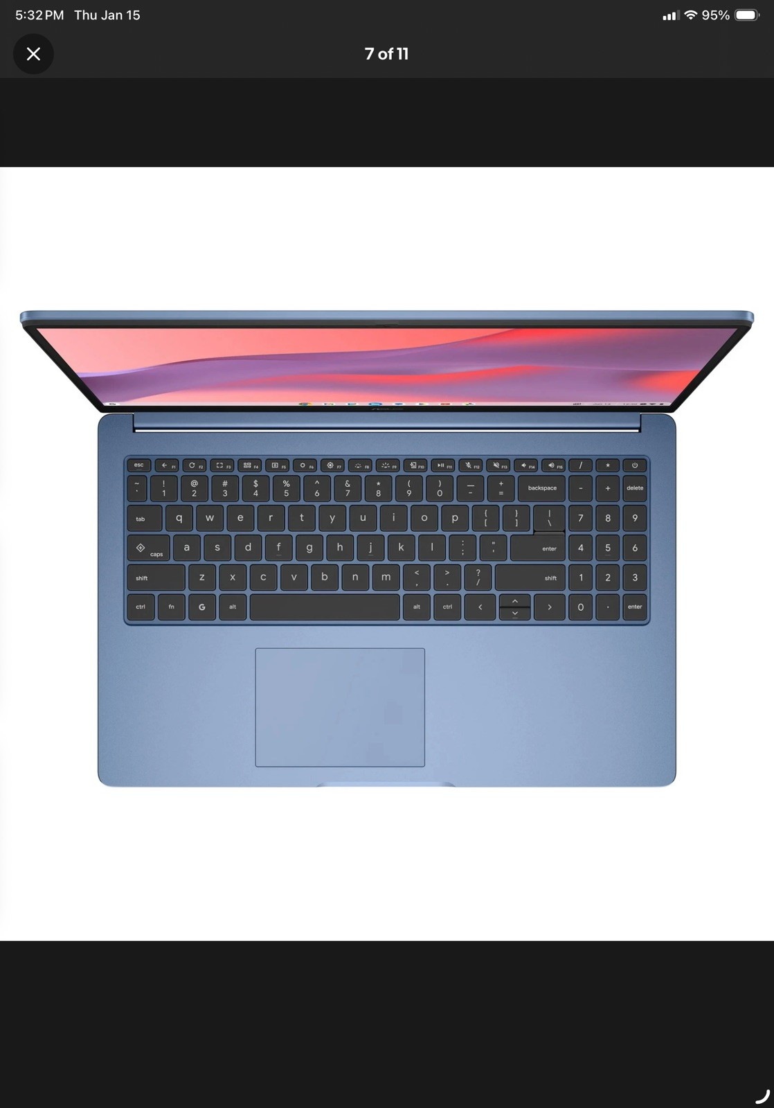 ASUS Chromebook CX15 15.6″ FHD Laptop Celeron N4500 4GB 128GB ChromeOS