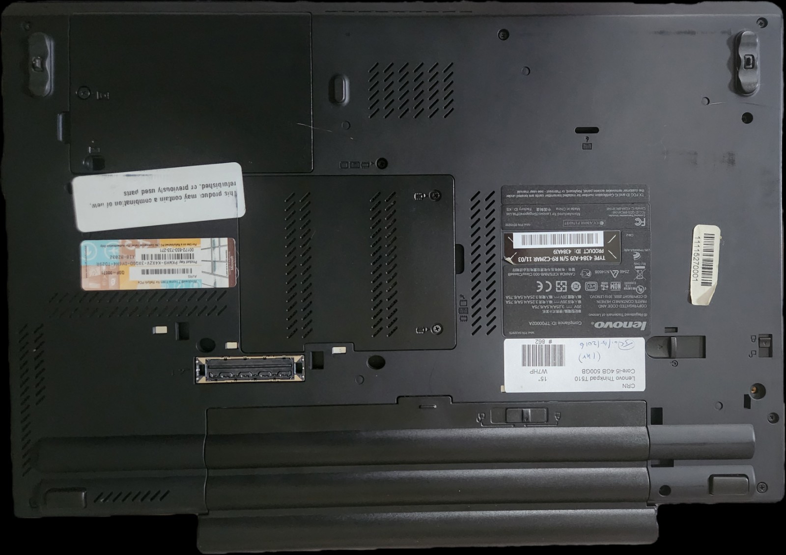 Lenovo ThinkPad T510 15.6″ Core i5 M 520 2.40GHz 4GB 160GB HDD Linux Or Windows