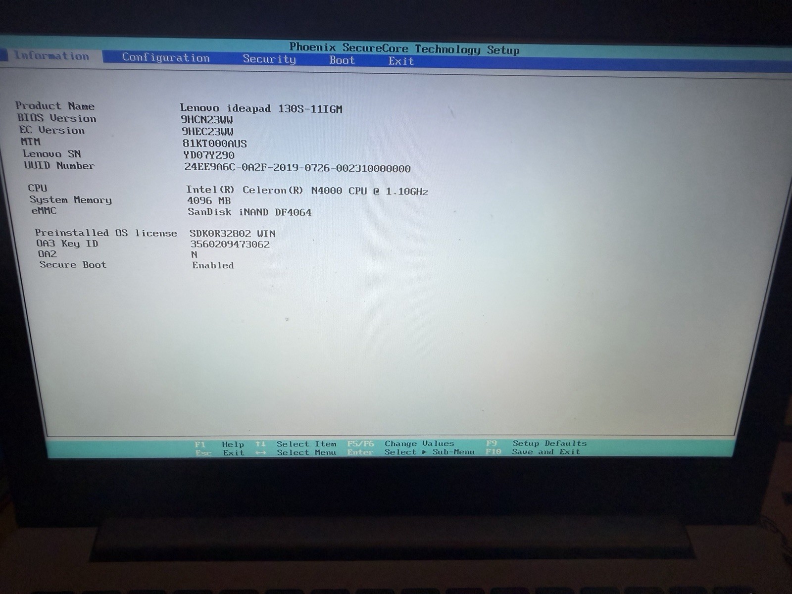 Lenovo 130S-11IGM 11.6-Inches 4GB RAM 64GB SSD Laptop – Mineral Gray