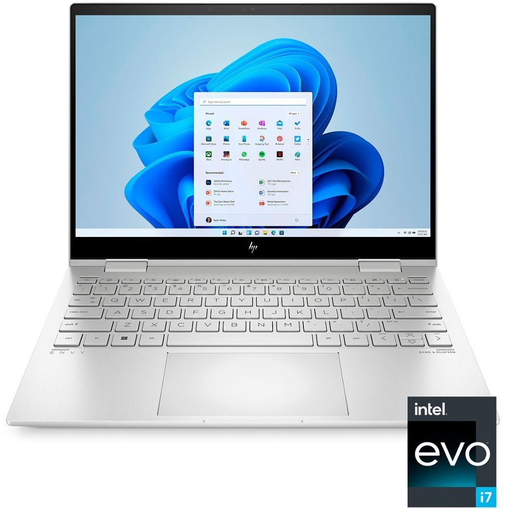 HP ENVY X360 2-in-1 13.3″ FHD+ Touch Laptop i7-1250U 8GB RAM 512GB SSD Silver