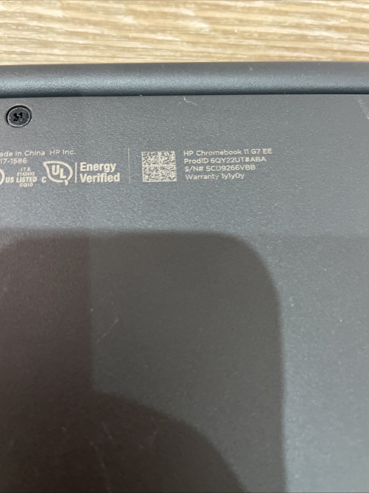 HP Chromebook 11 G7 EE 11.6″ (16GB eMMC, Intel Celeron N, 2.60 GHz, 4GB) Laptop