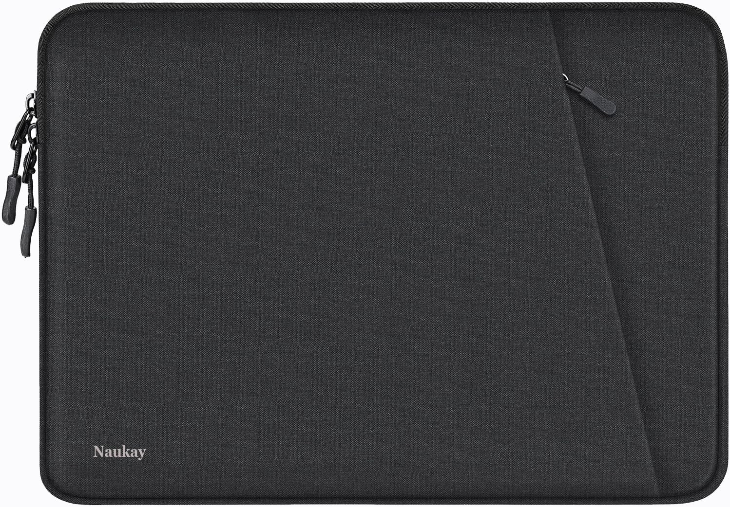 Laptop Sleeve Case 13.3 inch, Shockproof Protective Computer Cover, Black