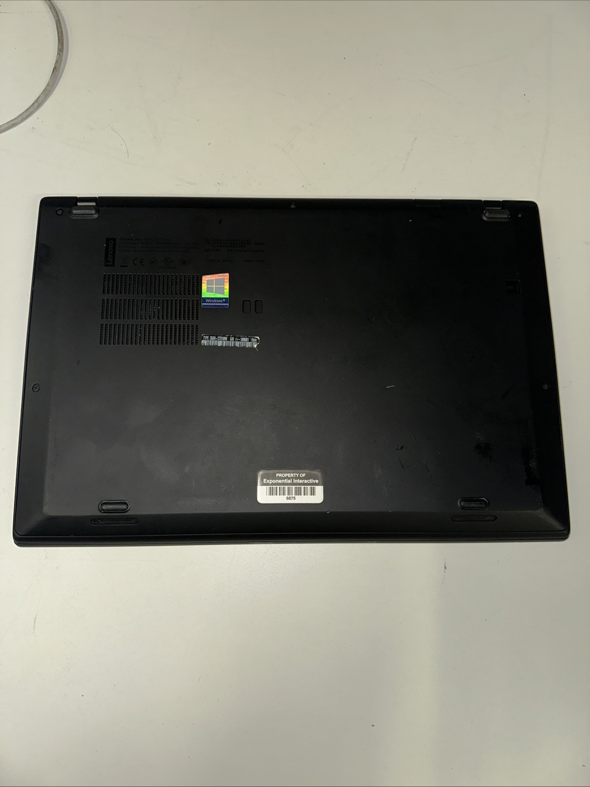 Lenovo ThinkPad X1 Carbon Gen 6 i7‑8650U NO RAM NO SSD Rubber Trackpad MISSING