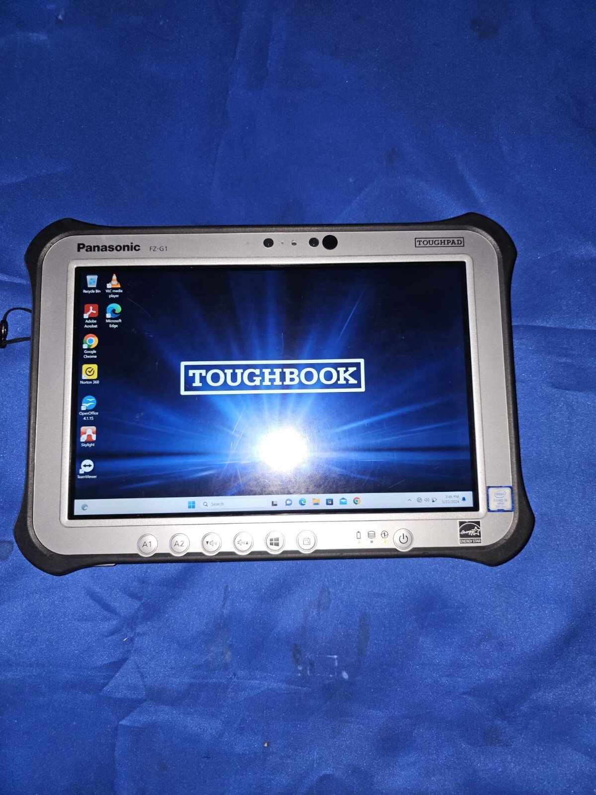 LAN/PANASONIC TOUGHPAD FZ-G1 MK4 I5 2.4GHZ 8GB, 256GB SSD 4G LTE/win11
