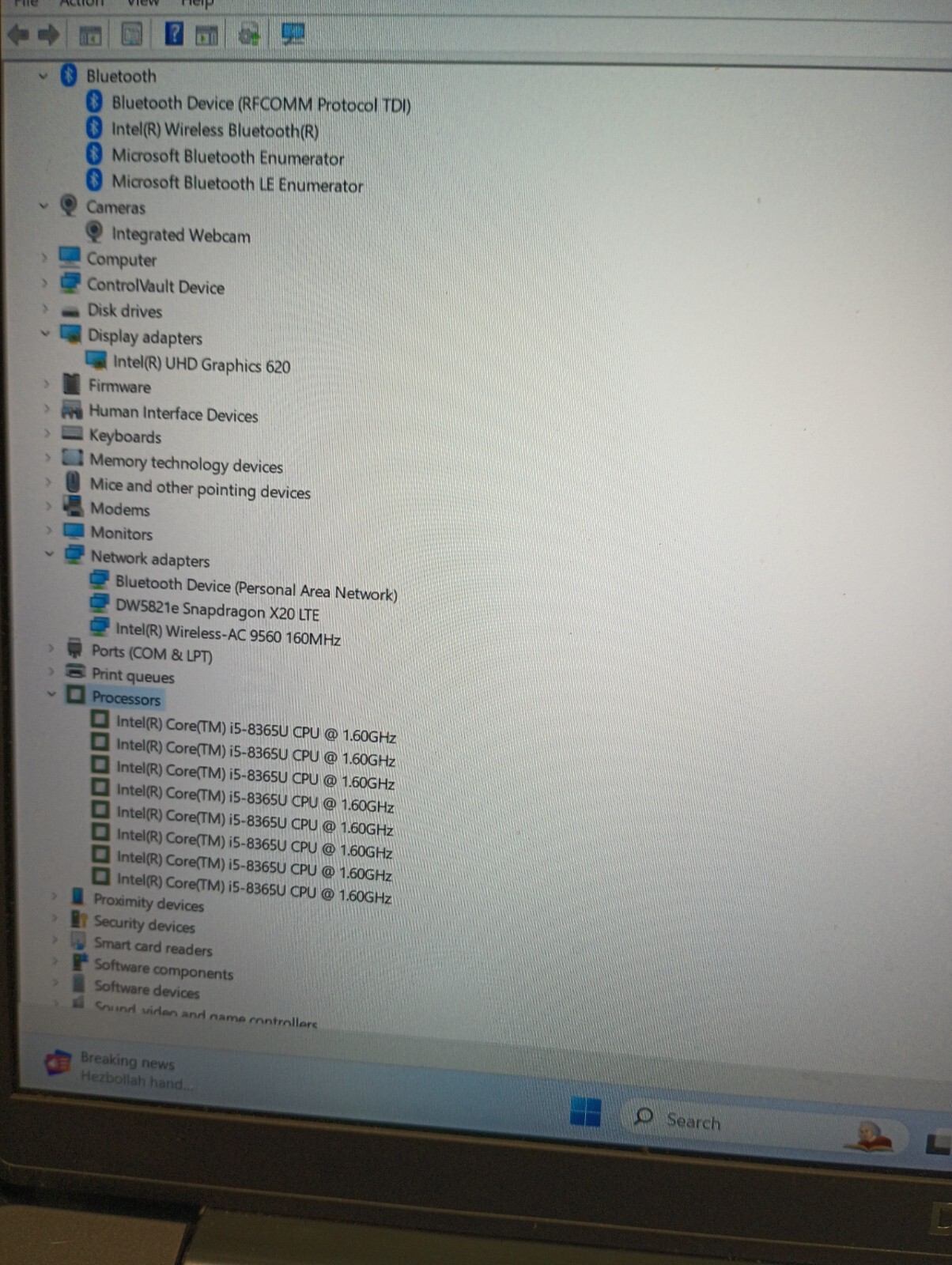 9181c Latitude7400(No charger!).i5 8th gen.8GB.256GB NVMe.LTE(GPS)14″FHD.W11 Pro
