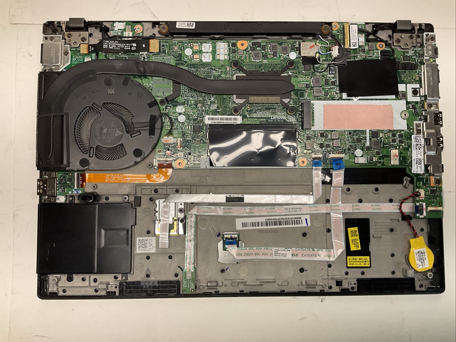 Lot of 4 Lenovo ThinkPad T14 T14 Gen 2 T570 T560 i5 Laptops Parts (T10)