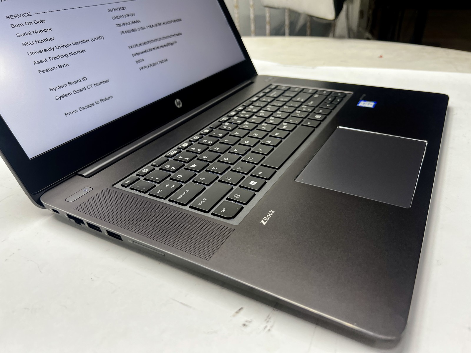 HP ZBook Studio G3, intel Xeon, 16GB, 512GB, Windows 11 Pro, Quadro M1000M