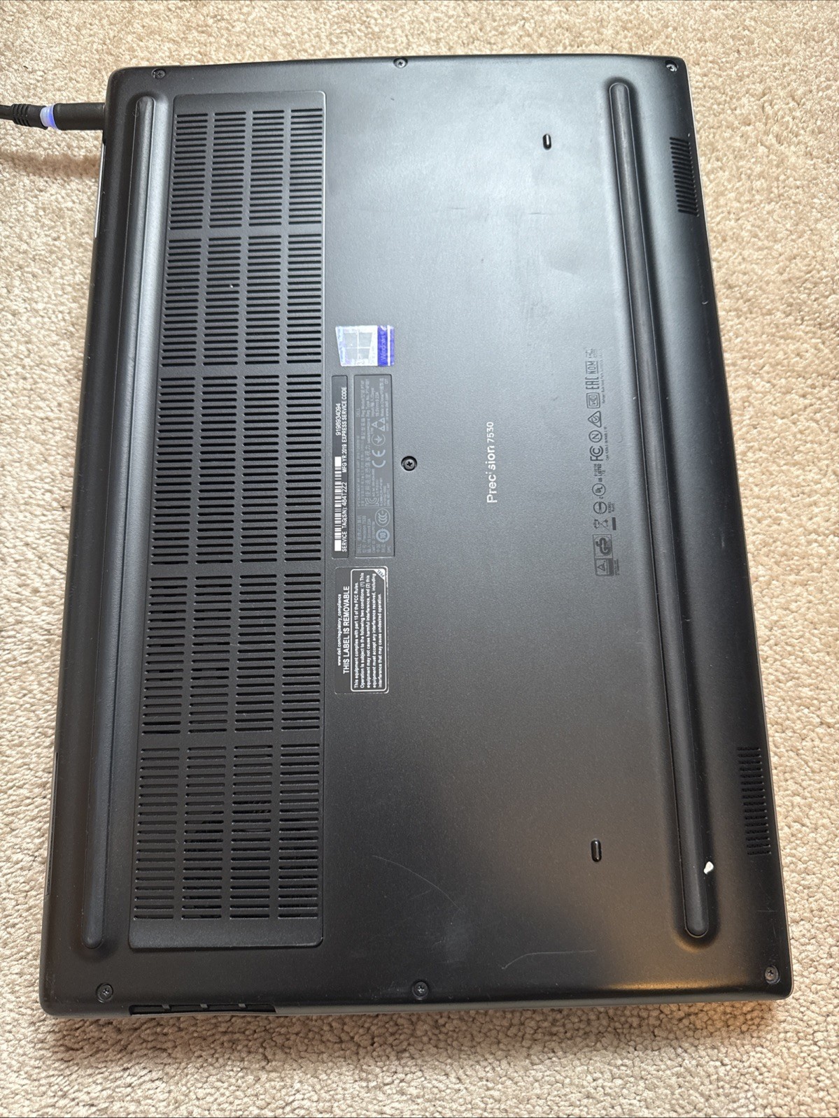 Dell Precision 7530 I7-8850H, 24GB RAM, Win10 Pro