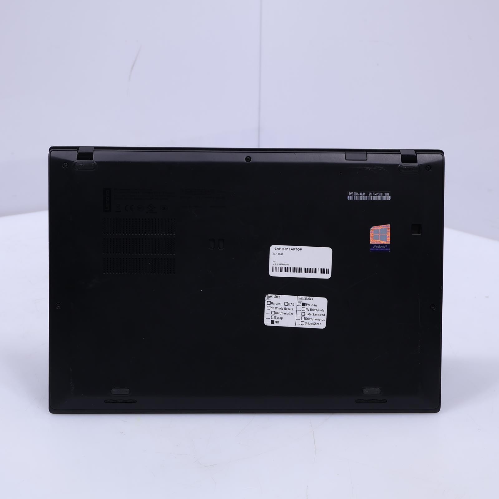 Lenovo Thinkpad X1 Carbon 6th Intel Core i7 8th Gen 16GB RAM No Drive/OS/Battery