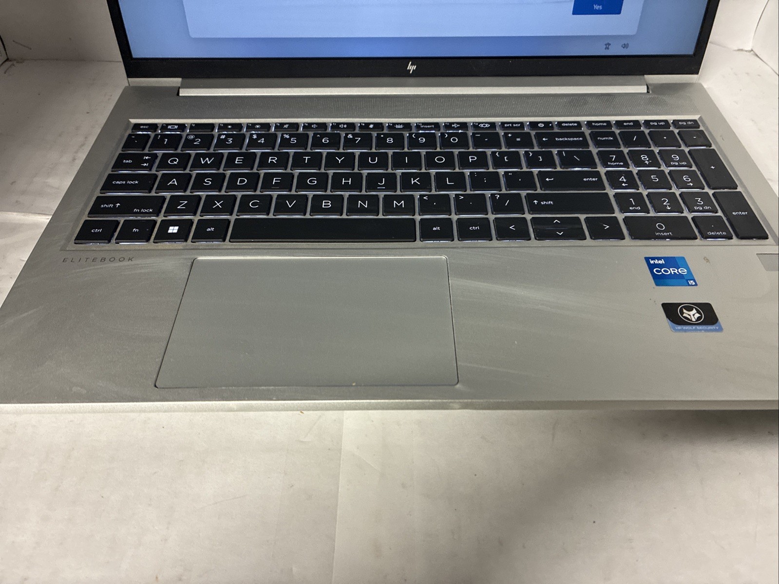 HP EliteBook 650 G9 15.6″ i5-12th Gen 16GB RAM 256GB SSD Win 11 – Charger – used