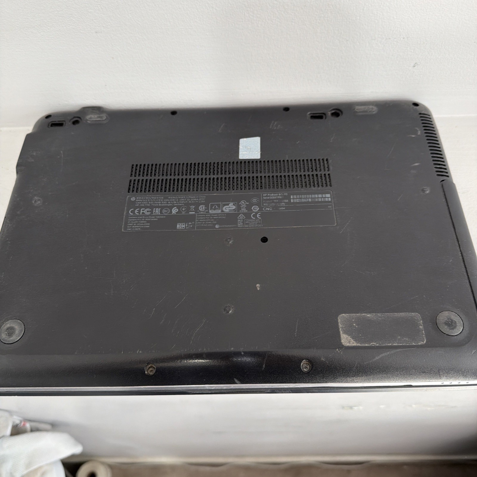HP PROBOOK 640 G3 INTEL CORE i7-7600U 2.80GHZ No Ram No Hard Drive No Power Cord